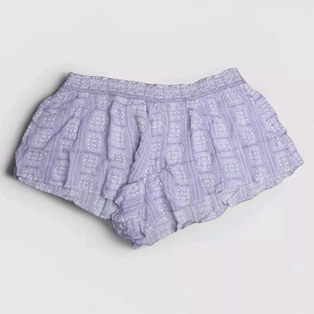 Victoria's Secret Cotton pajama shorts. Purple. Medium.  Nwot